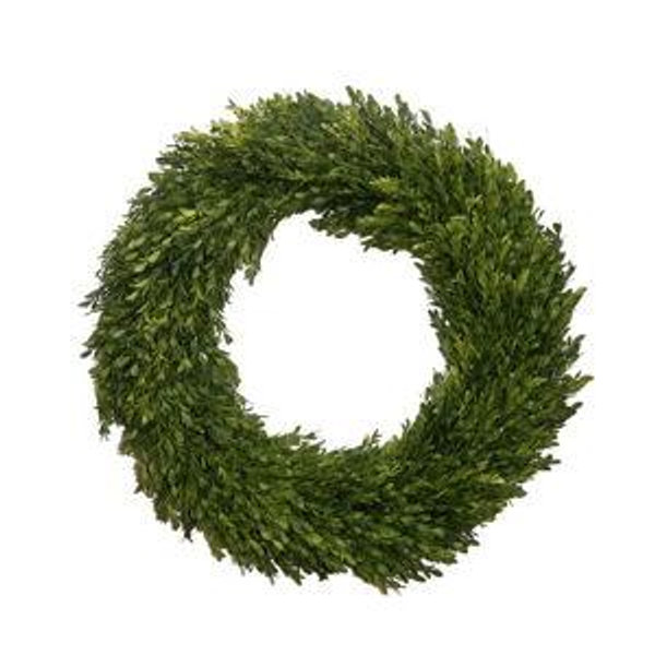 Round Boxwood Wreath 24