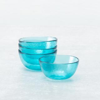 Los Cabos Glass Dessert Bowl, Set of 4