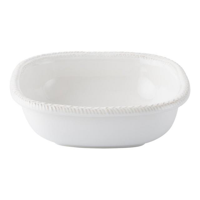 Le Panier Whitewash 9" Square Serving Bowl