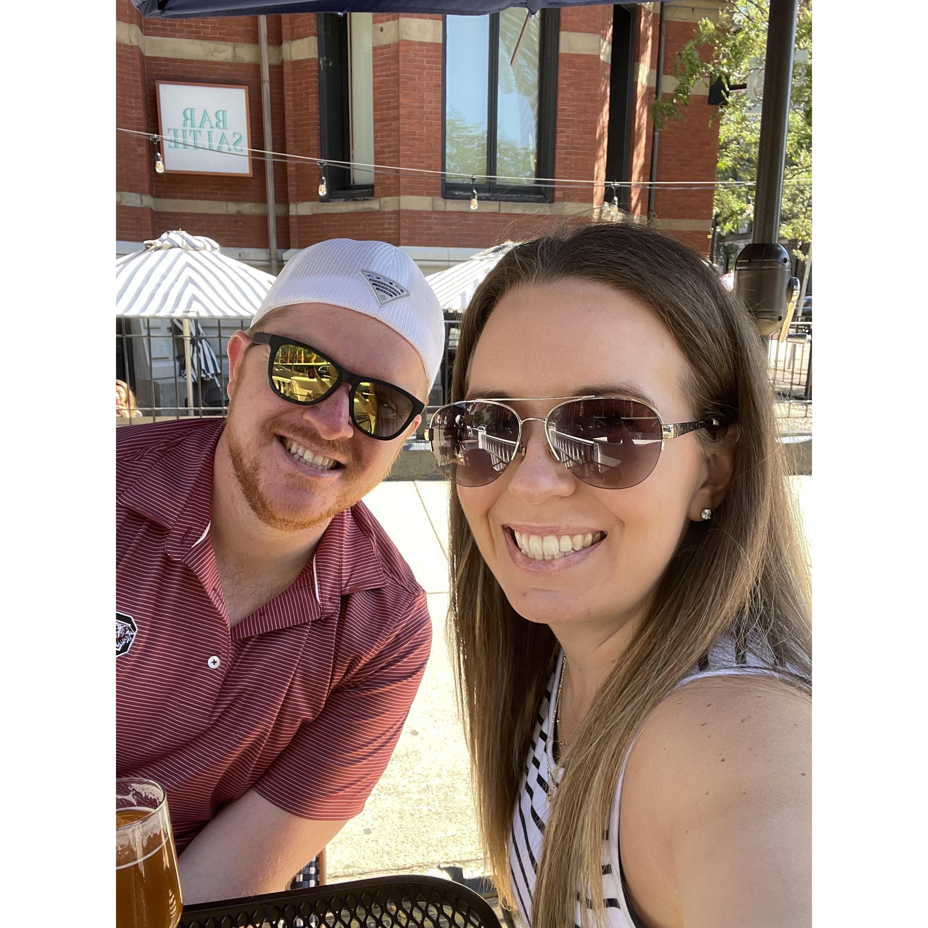 Our smiles are big after having the best lobster rolls in Boston, MA