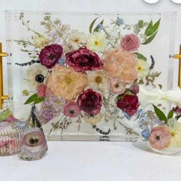 Wedding flower preservation gift