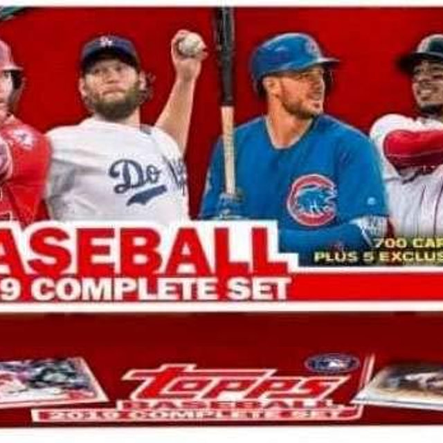 2019 Topps Baseball Cards Hobby Factory Set (700 Cards/Set 5 Bonus Cards)