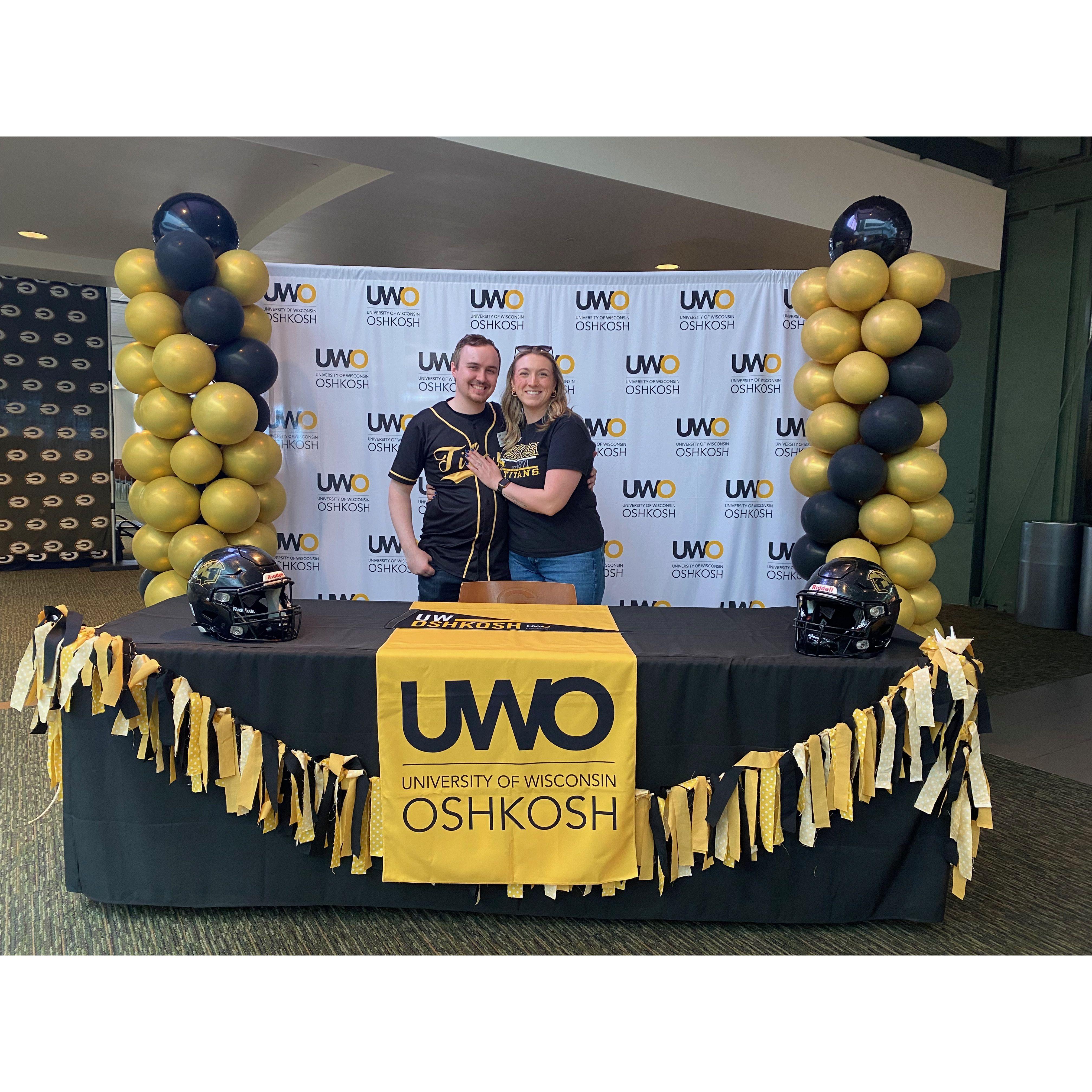 Admitted Student Day at Lambeau to help recruit students to UW Oshkosh