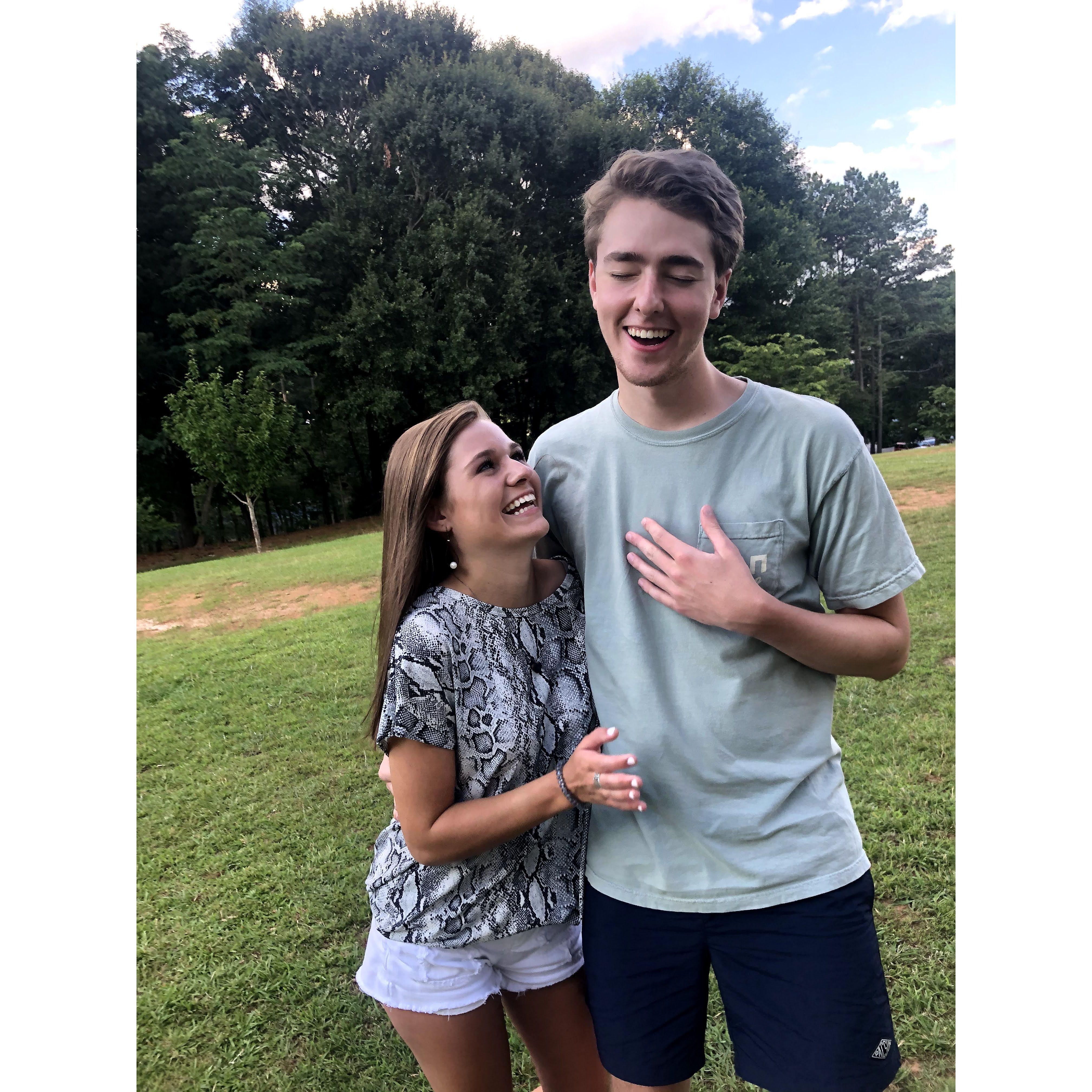 Lots of laughs when Ansley & Wilson were able to live in the same city during COVID, 2020
