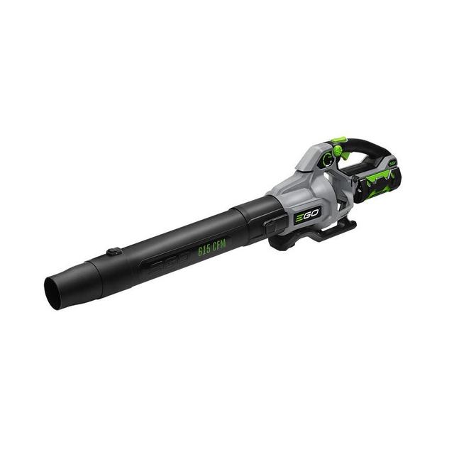 EGO Power+ LB6151 615 CFM Variable-Speed 56-Volt Lithium-ion Cordless Leaf Blower with 2.5Ah Battery and Charger, black