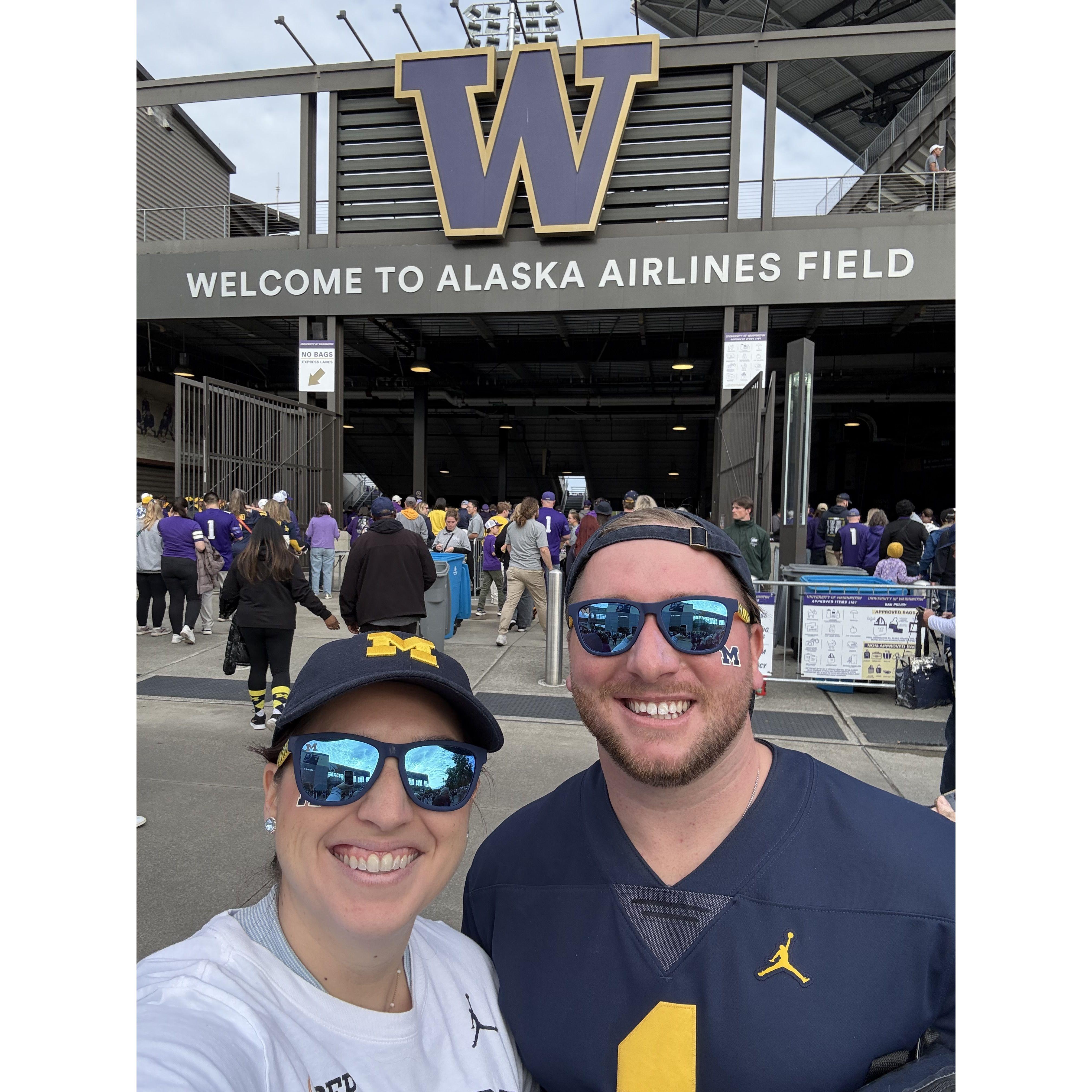 First Michigan game vs. UW