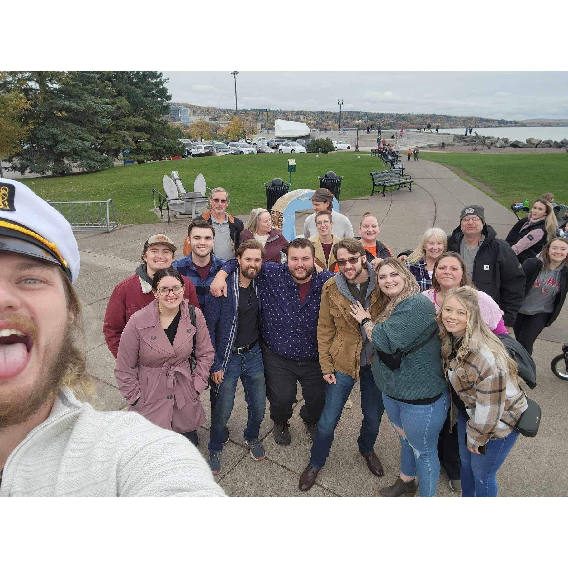 Impromptu engagement party