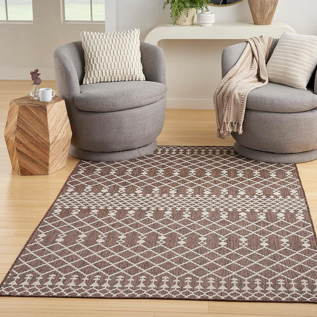 Nourison Home Positano 4' x 6' Fabric Natural Area Rug