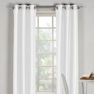 Bali Faux Silk Curtain Panel, Set of 2