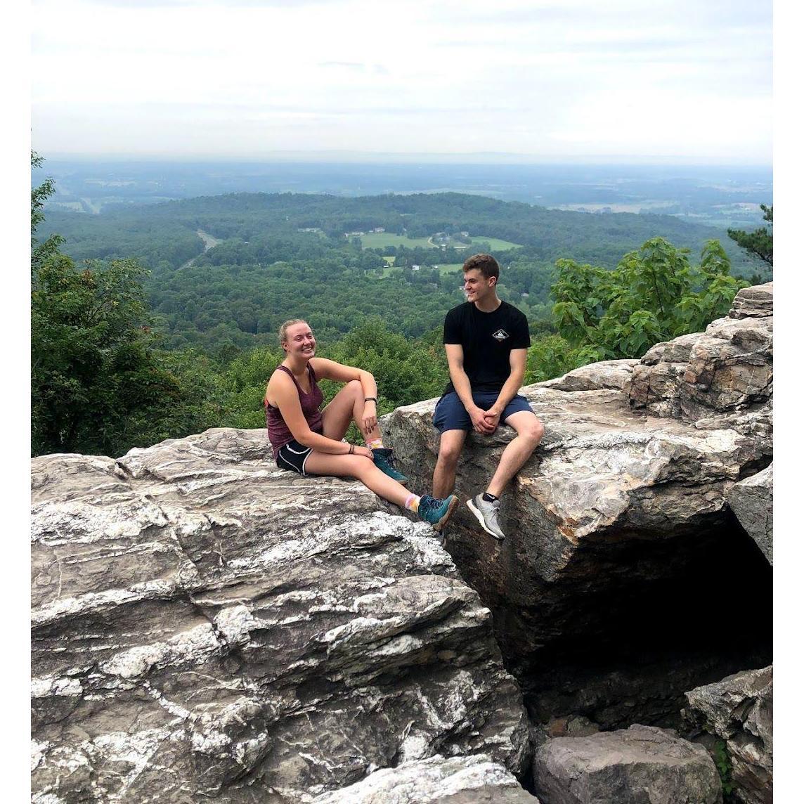 July 8th, 2021 One of our first hikes together at Bears Den Trail in Bluemont, Virginia