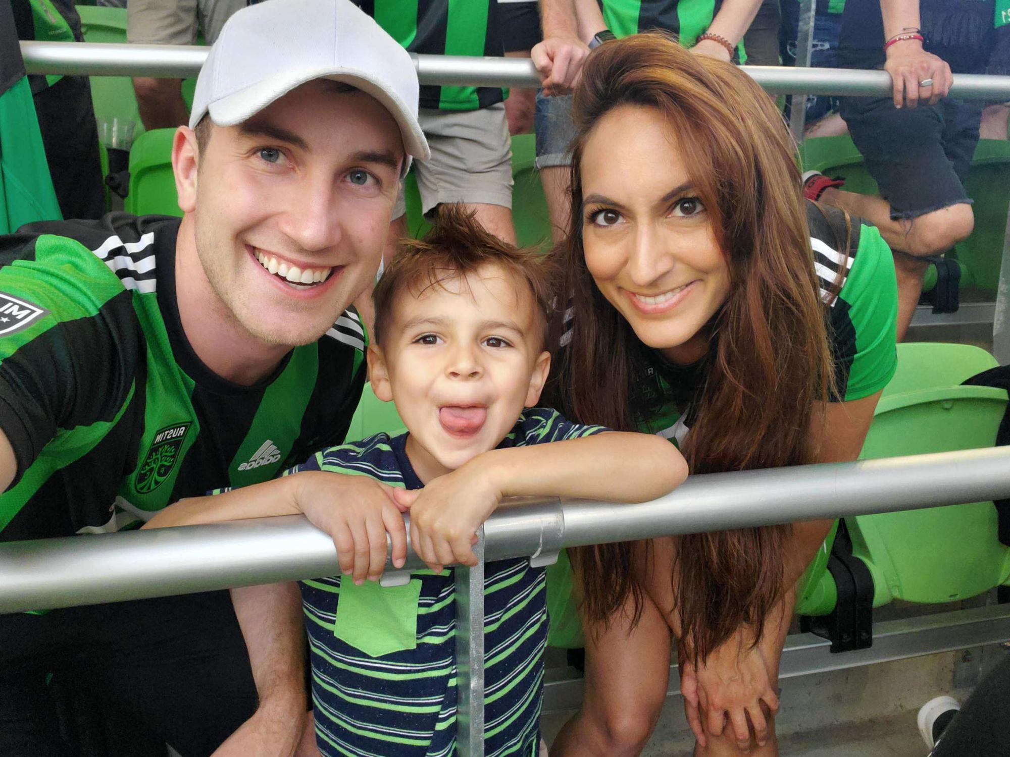 Austin FC game with Hugo.