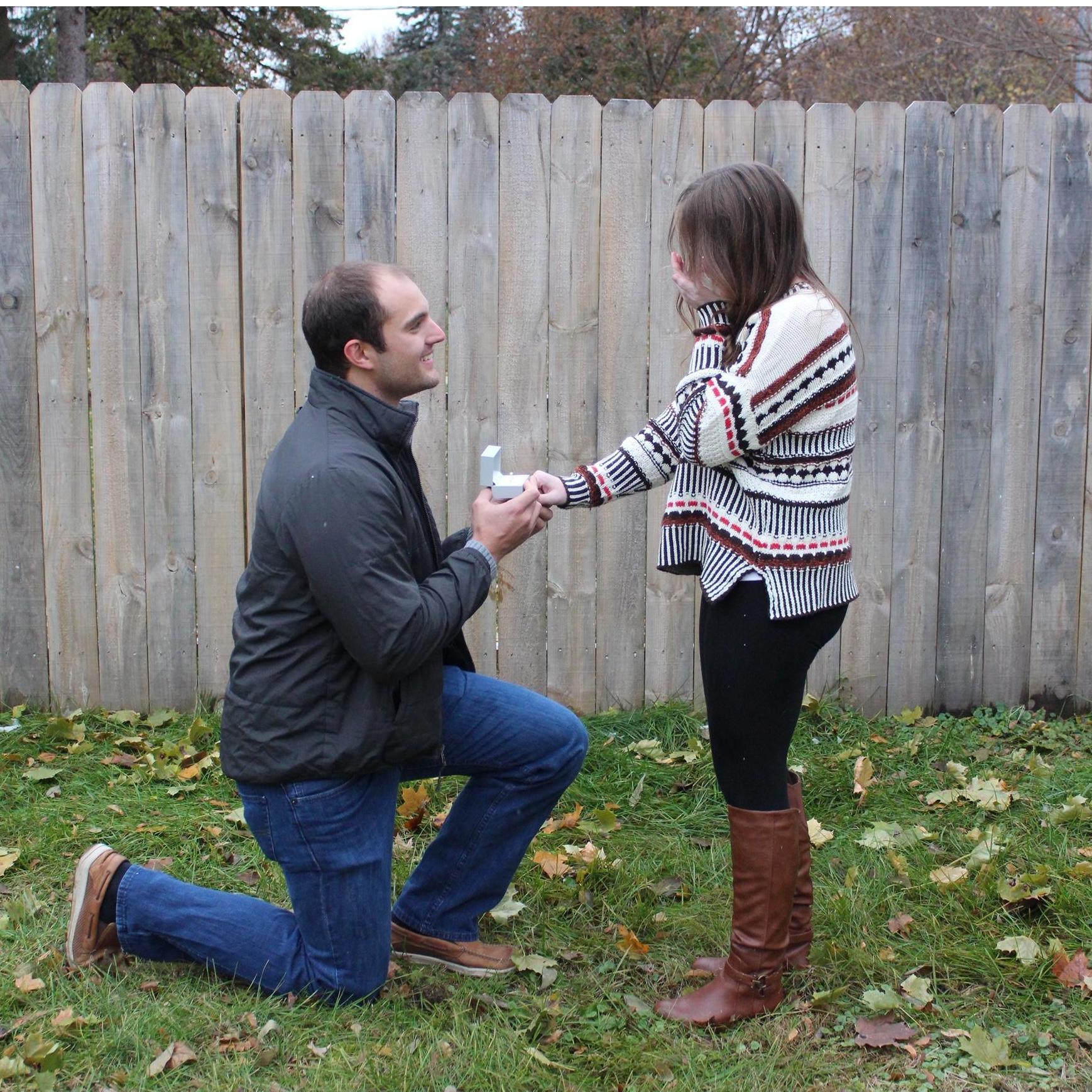 When Nate proposed!