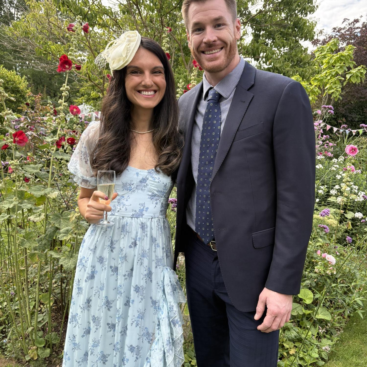 August 2025:
The start of the Engagement Trip (Lindsey didn't know was an Engagement Trip!) at a friends' wedding