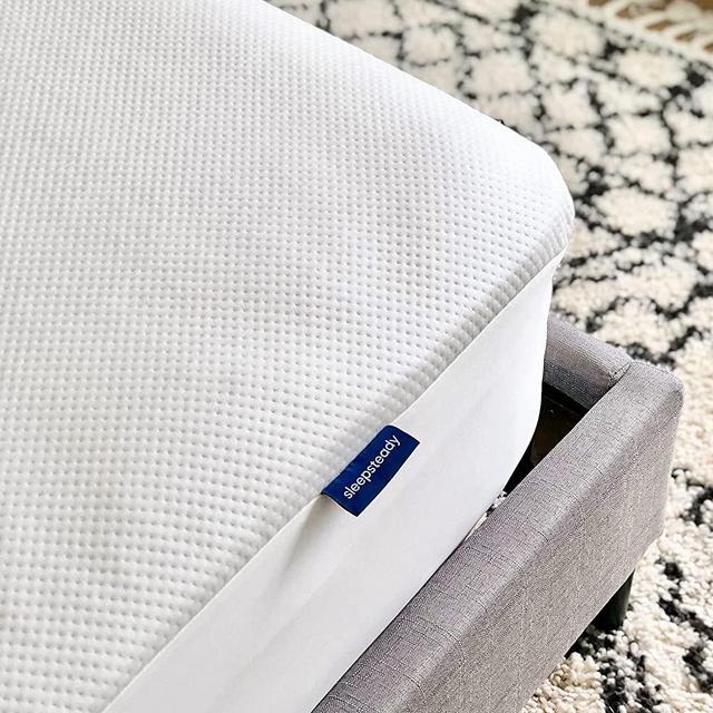 Sleepsteady 100% Waterproof Mattress Protector | Luxury Tencel Top Softer Than Terry Cotton | Naturally Cooling & Breathable | Fitted Sheet, Deep Pocket Design Fits All Mattresses (King Size)