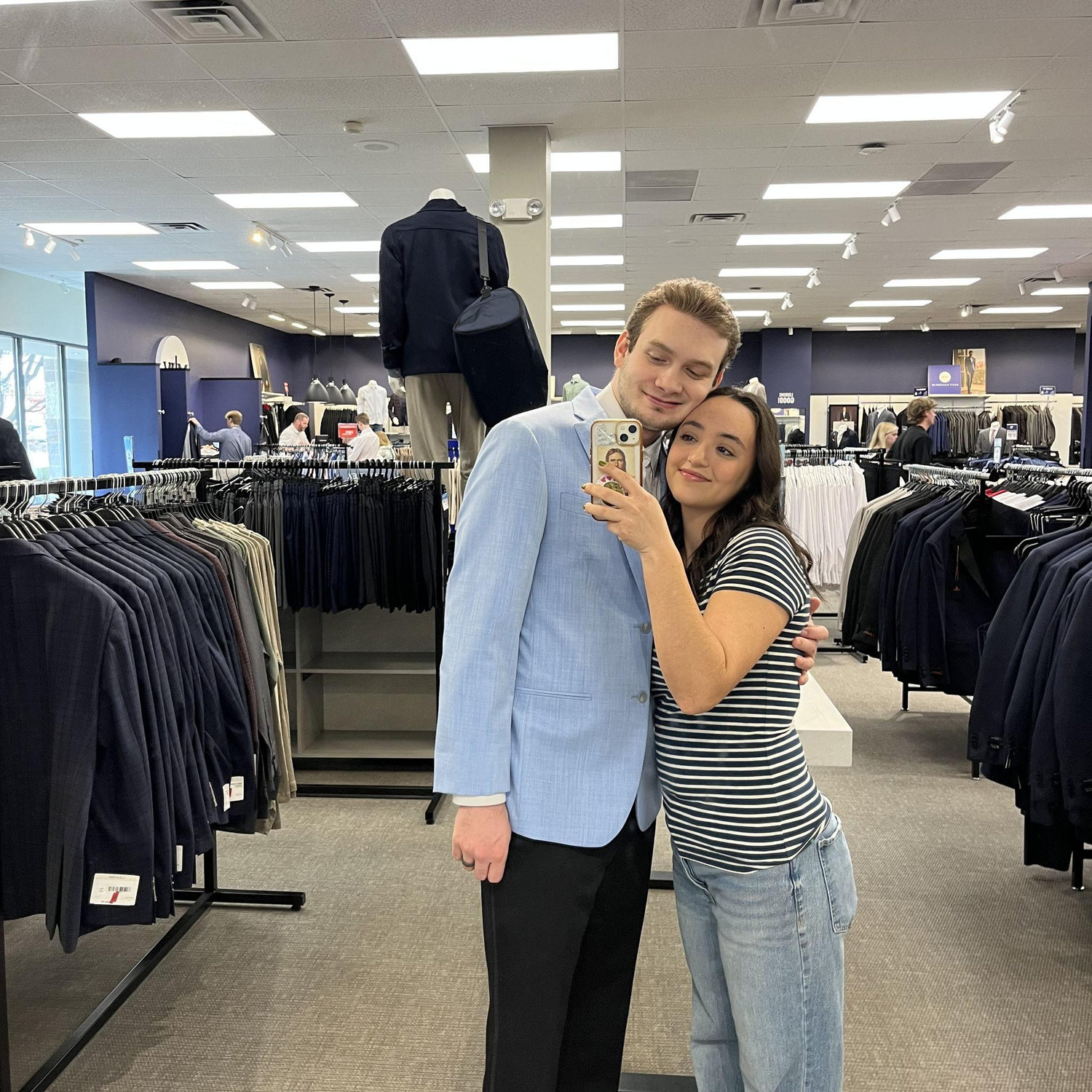 Suit shopping!