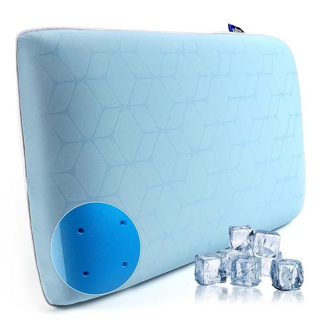 inight Cooling Pillow, Cooling Gel Memory Foam Pillows, Cooling Pillow for Hot Sleepers, Back Sleepers & Side Sleepers Pillow, Bed Pillows for Sleeping, Oeko-TEX & CertiPUR-US, Standard Size