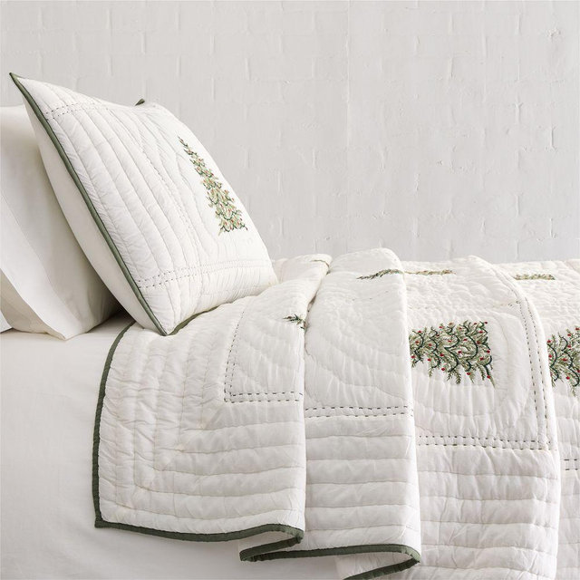 Tannenbaum Tree Quilt, Full/Queen, Green