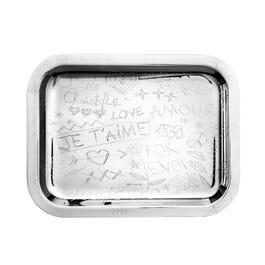 Christofle Graffiti 10.25" X 7.8" Tray