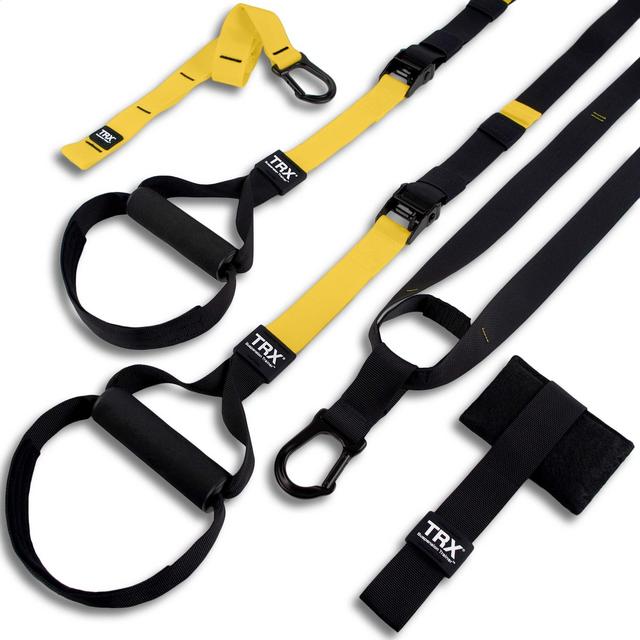 TRX ALL-IN-ONE Suspension Training: Bodyweight Resistance System | Full Body Workouts for Home, Travel, and Outdoors | Build Muscle, Burn Fat, Improve Cardio | Free Workouts Included