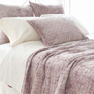 Matte Velvet Quilted Euro Sham