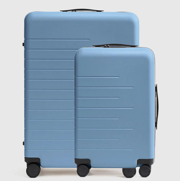 Small Carry-On & Large Check-In Suitcase Set - Blue