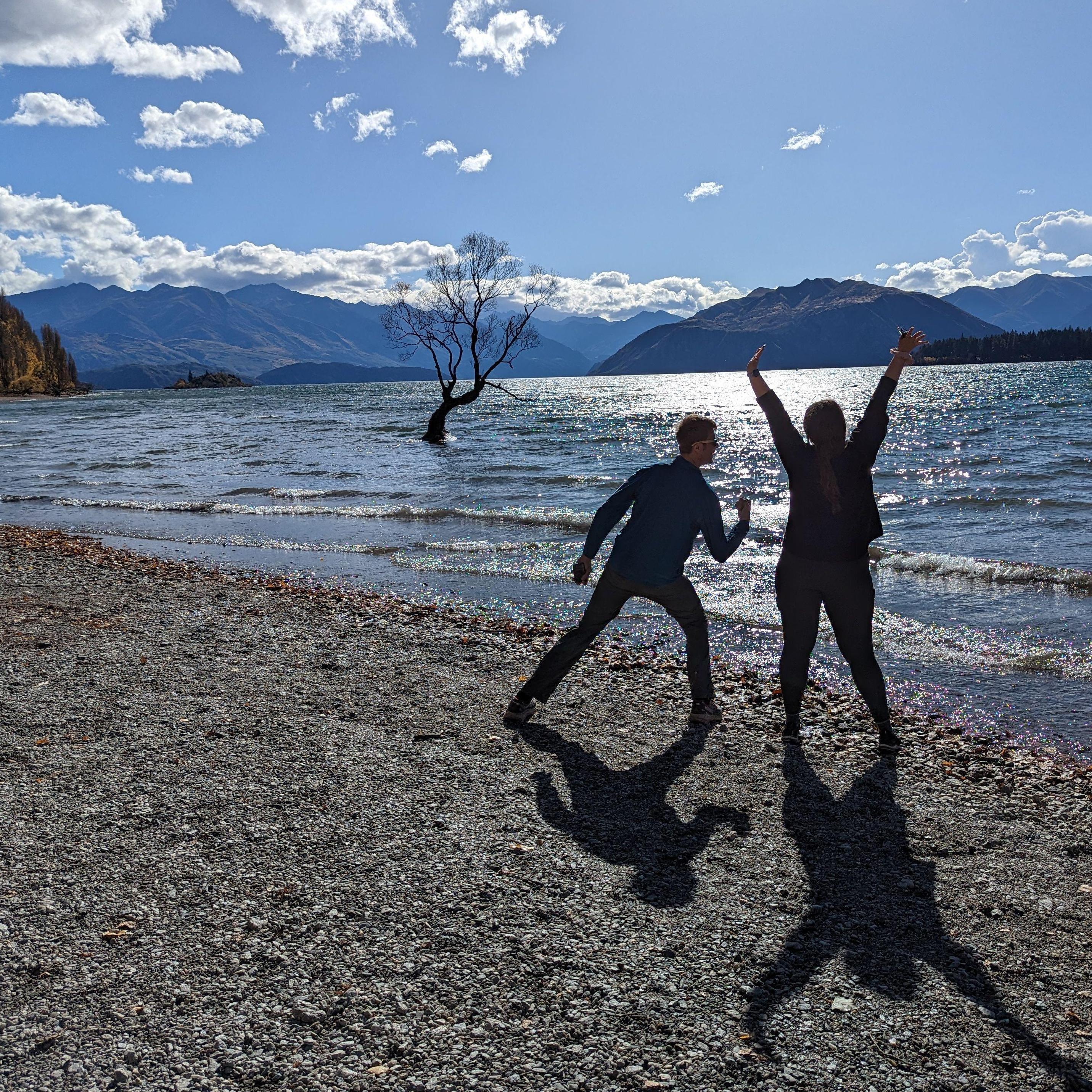 Wanaka, NZ. We made it to see the famous tree!
