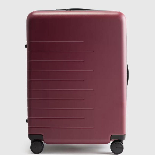 Expandable Medium Check-In Suitcase, color: wine