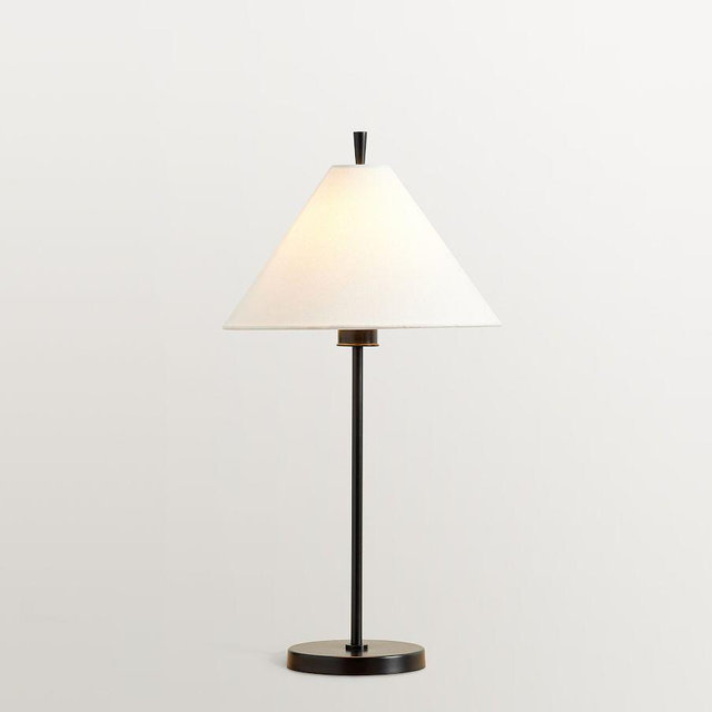 Ellis Metal 24" Table Lamp, Bronze, Small