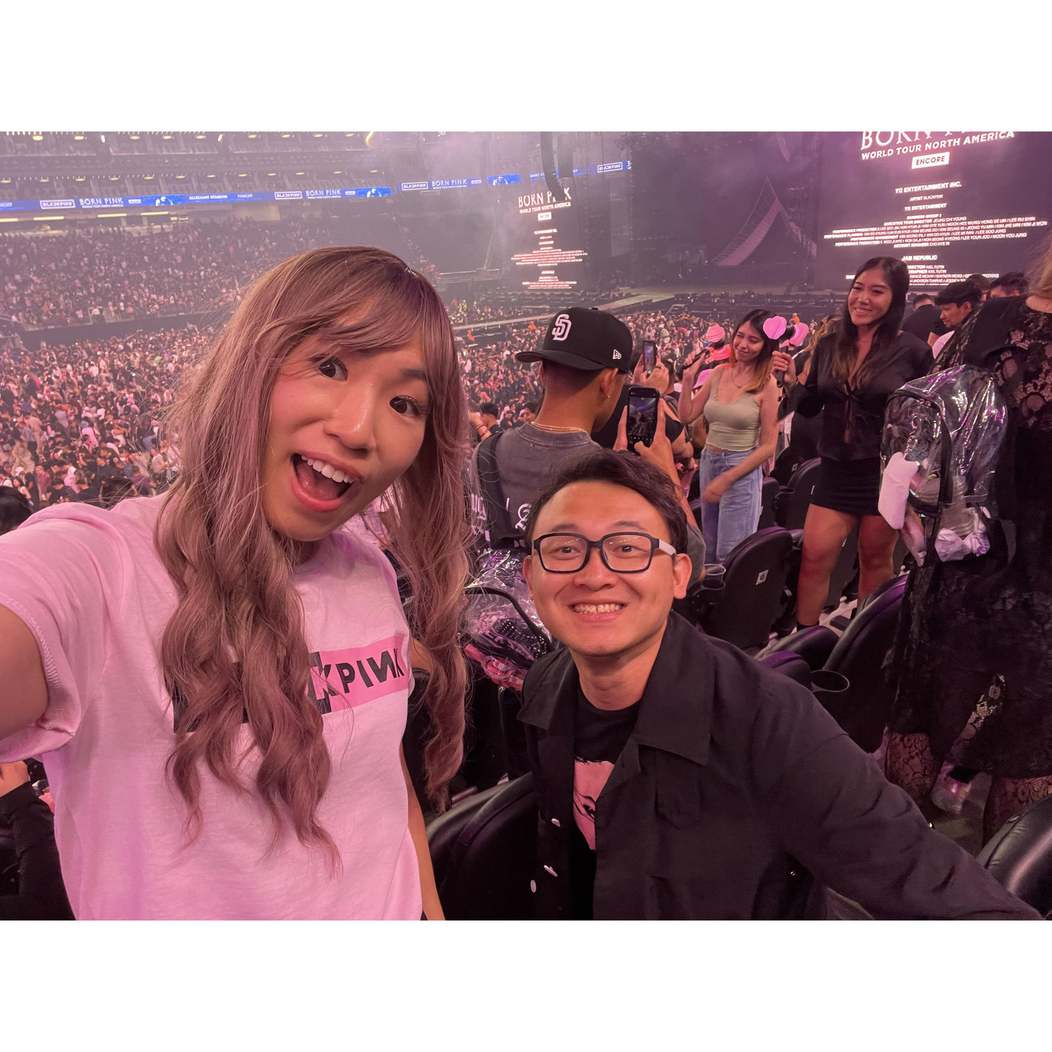 Painting the town black and pink! Our first BlackPink concert.