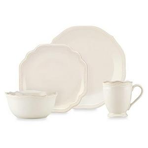Lenox® French Perle Bead 4-Piece Place Setting in White