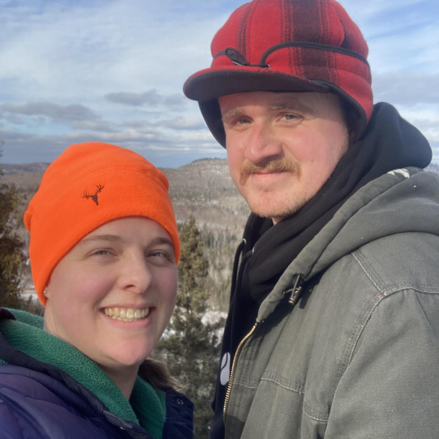 Hiking to Sawmill Dome on the North Shore for Valentine’s: February 2023.