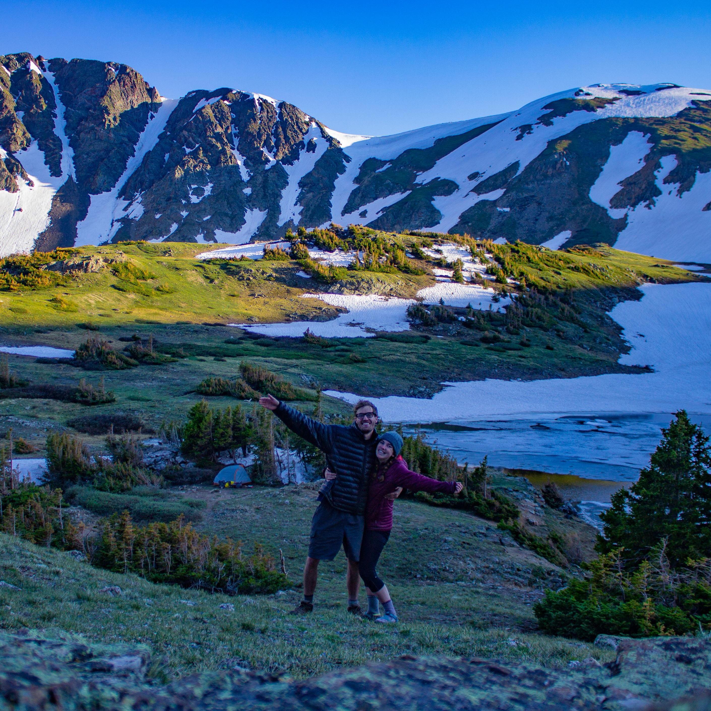 June 2018: First backpacking trip, hiking to Parika Lake in RMNP