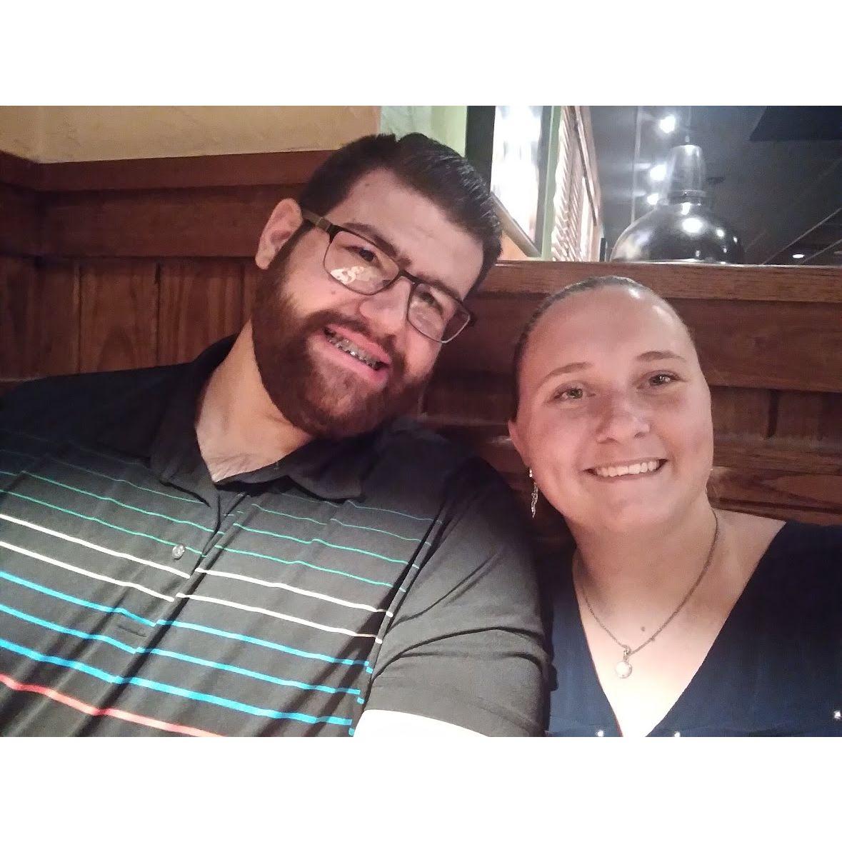 Our first photo together on our 2nd date