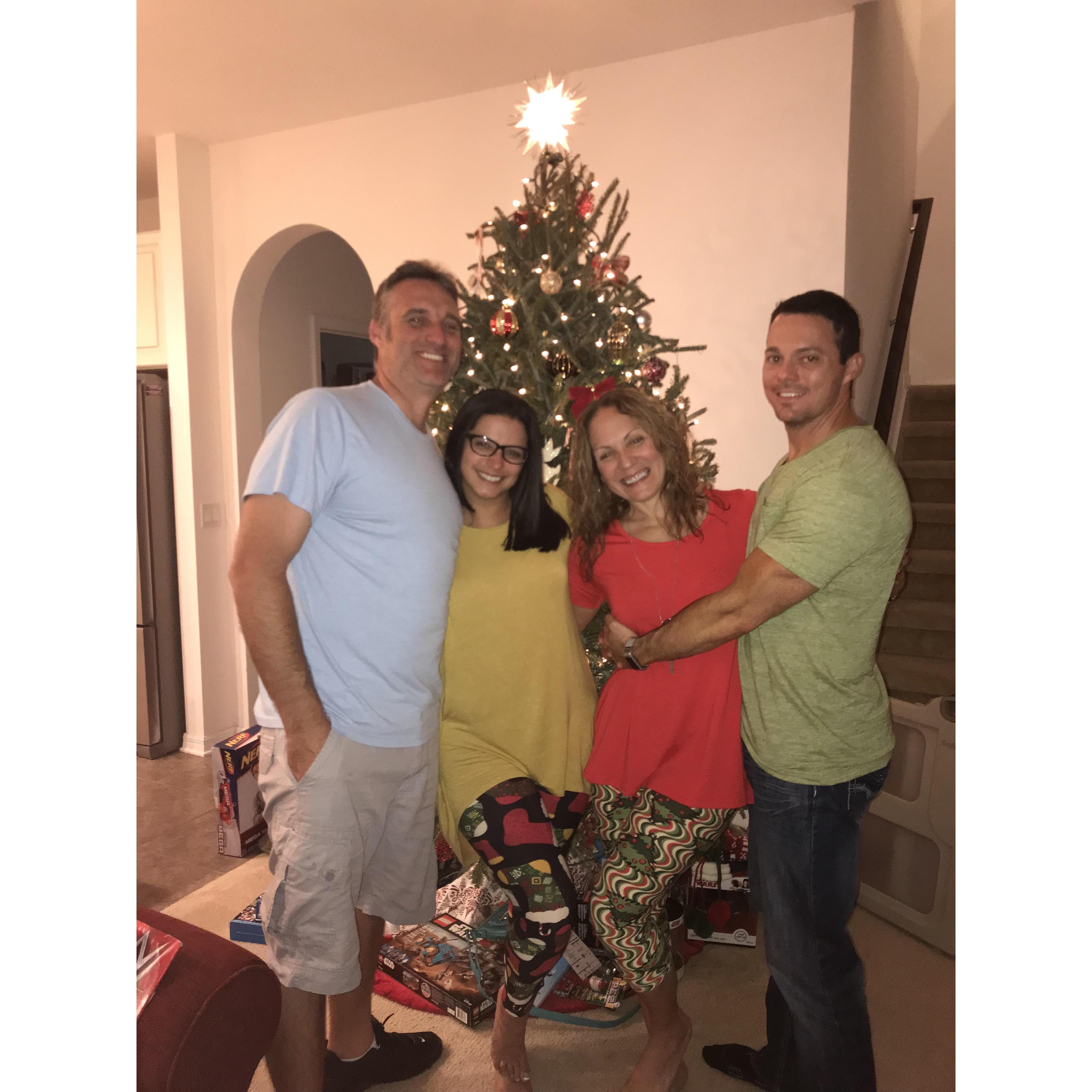 Ryan's first Christmas with the family