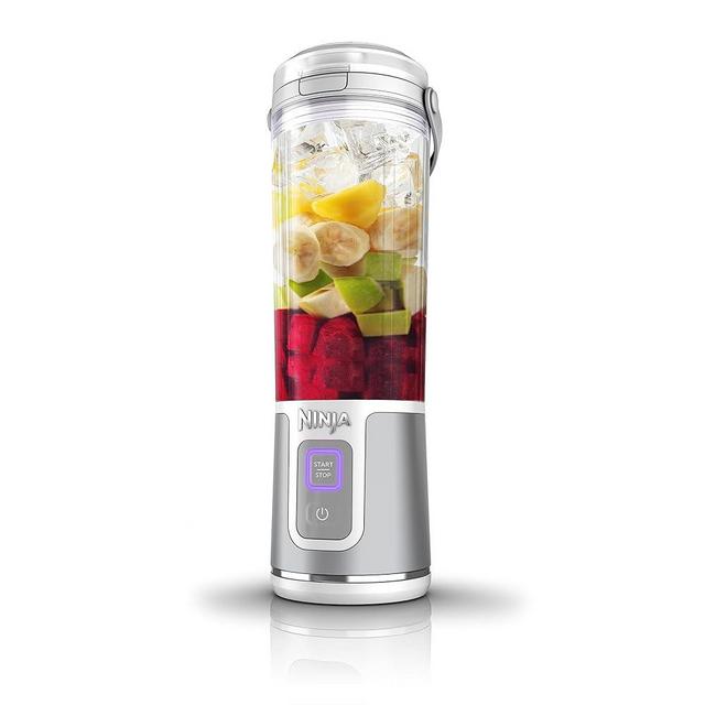 Ninja BC151PR Blast Portable Blender, Cordless, 18oz. Vessel, Personal Blender-for Shakes & Smoothies, BPA Free, Leakproof -Lid & Sip Spout, USB-C Rechargeable, Dishwasher Safe Parts, Passion Fruit