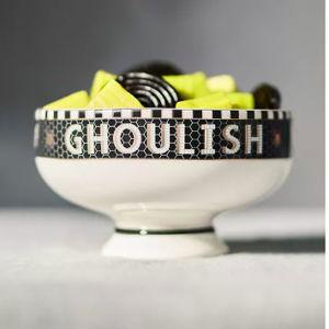 The Bistro Tile Stoneware Nut Bowl: Halloween Edition