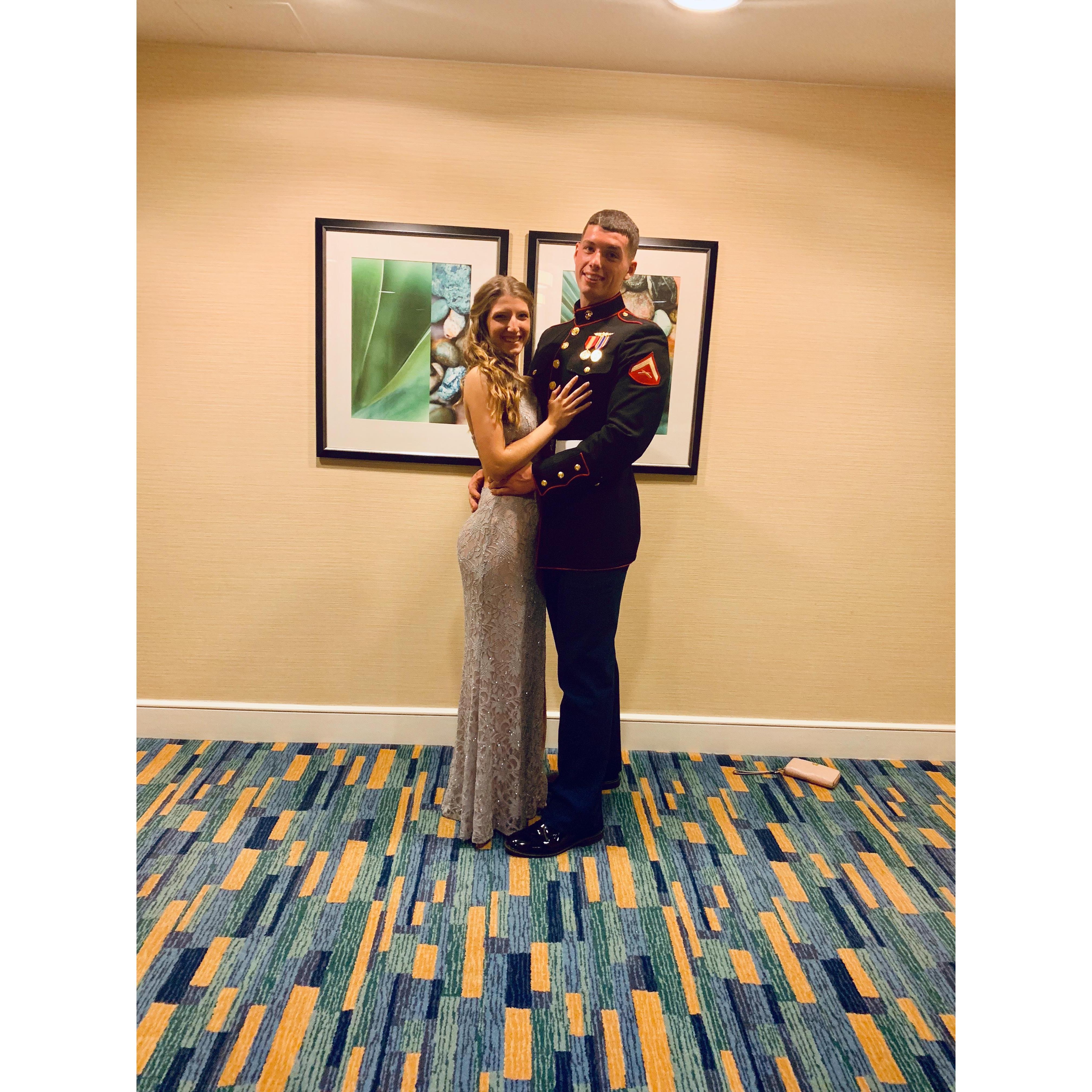 Our first ball