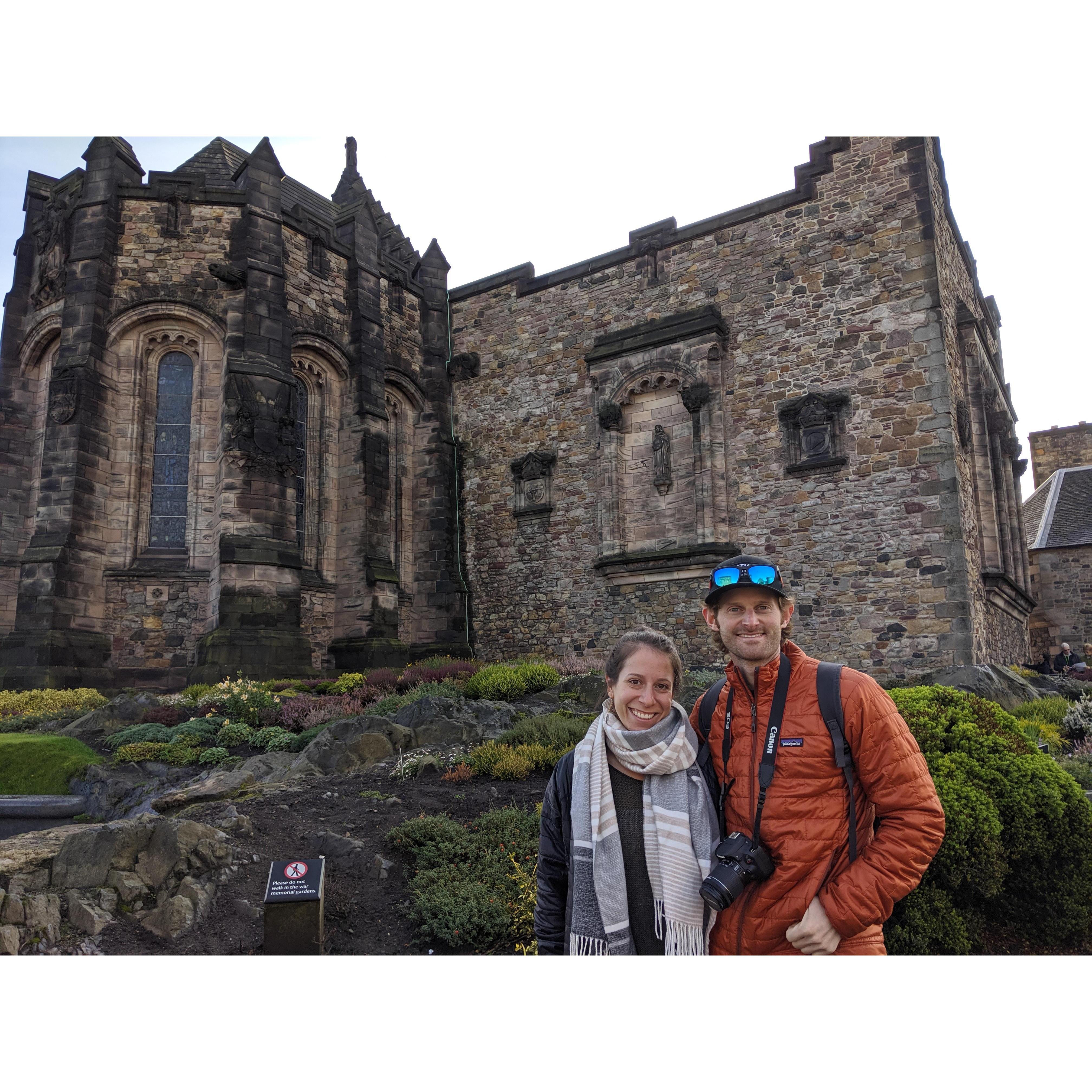 Traveling in Scotland.