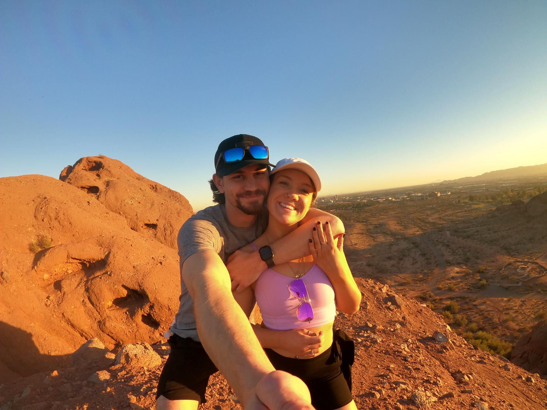 Exploring at Papago Park in Phoenix, AZ