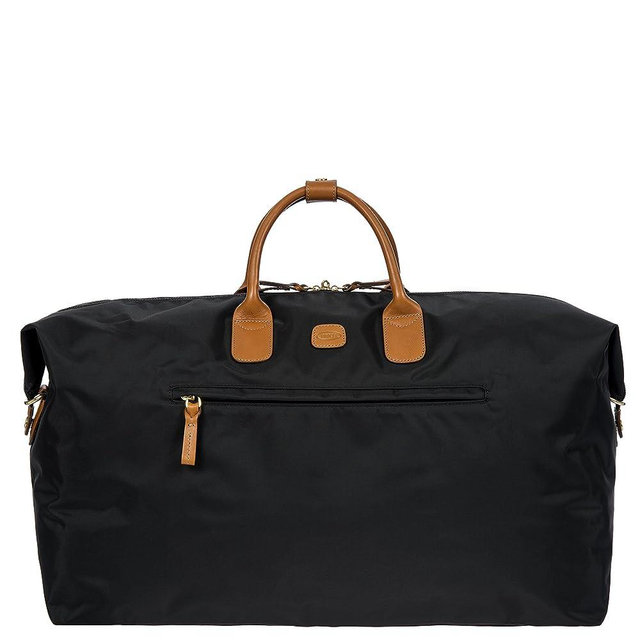 Bric's X-Bag/X-Travel 2.0 Deluxe Overnight Duffel Bag - 22" Luxury Weekender Bag for Women and Men Black