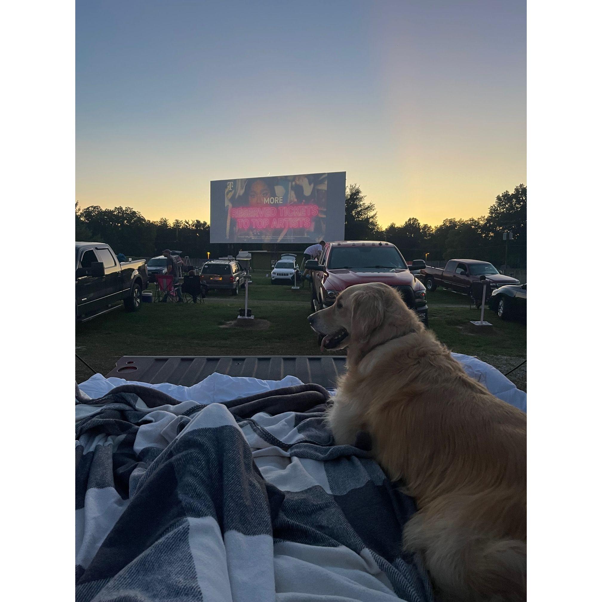 One of our favorite memories... drive in movies to see Twister (Britt's all time favorite movie)