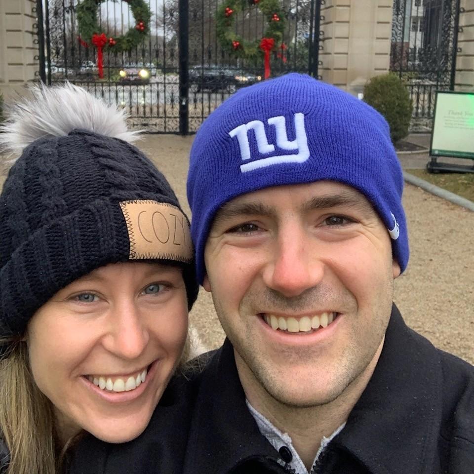 Celebrating the holidays in Newport.