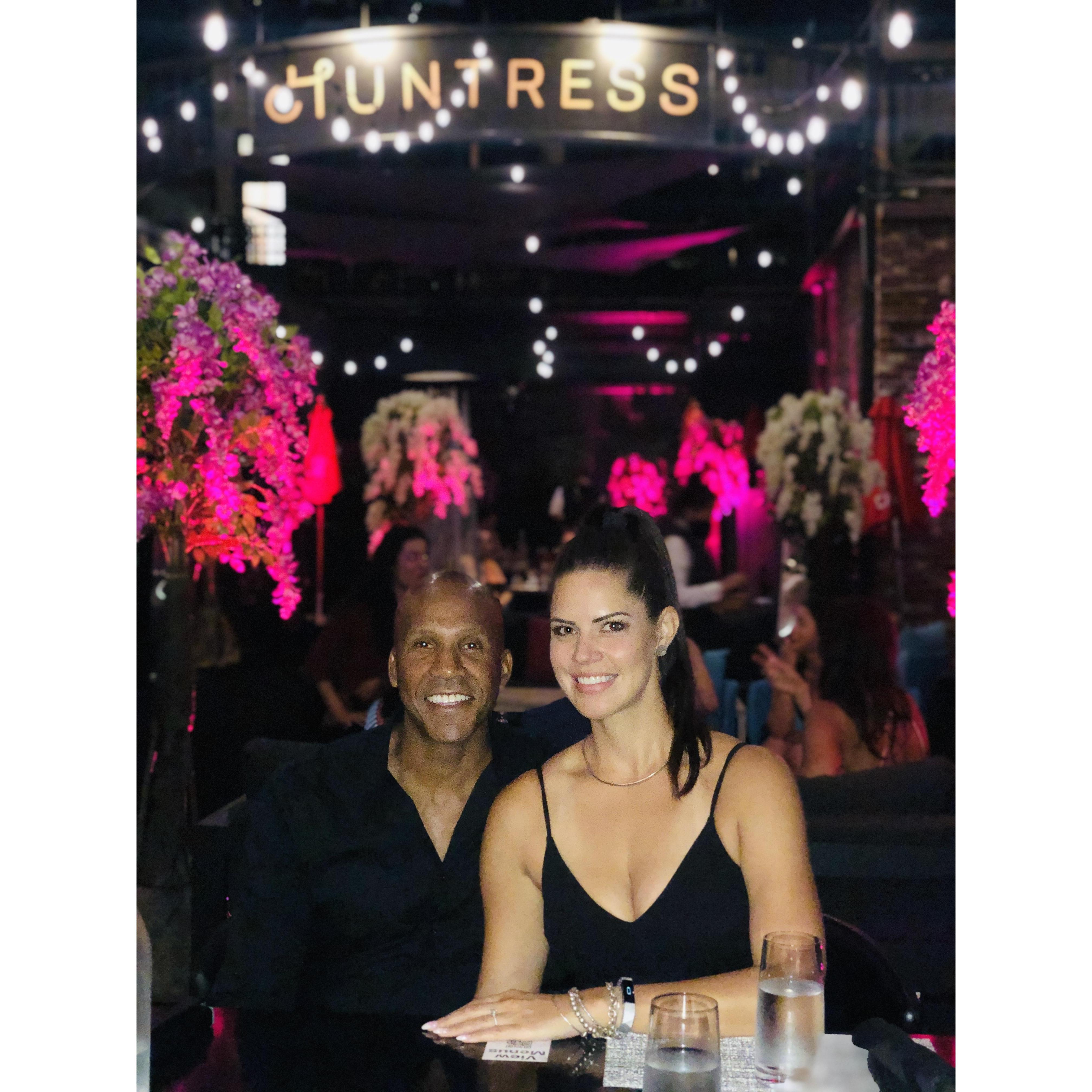 August 2020 - Enjoying outdoor dining.