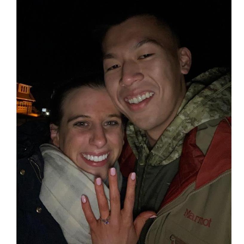 Engaged at 1 AM on December 1st at the playground in Media, PA!