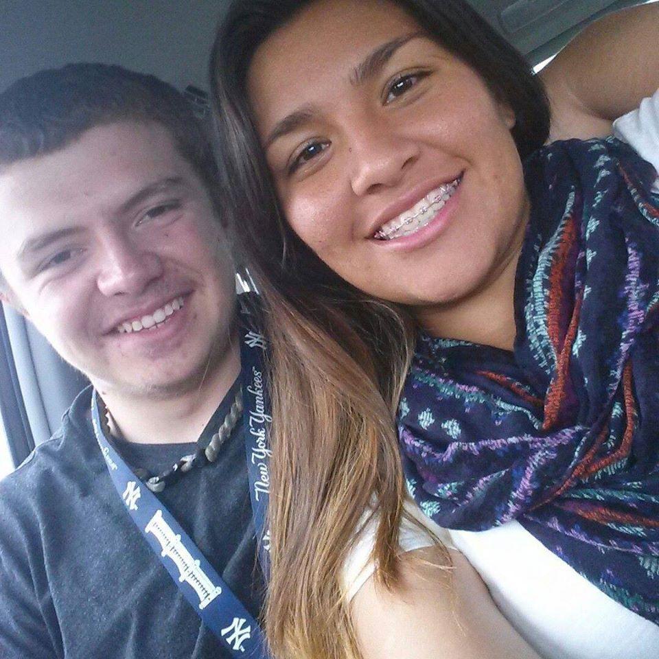 On of our first Facebook photos together.