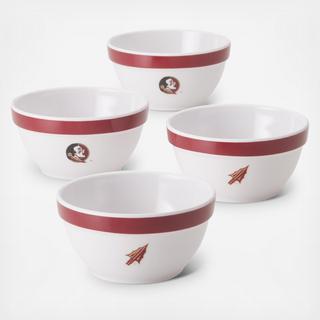 Florida State University Party Bowl, Set of 4