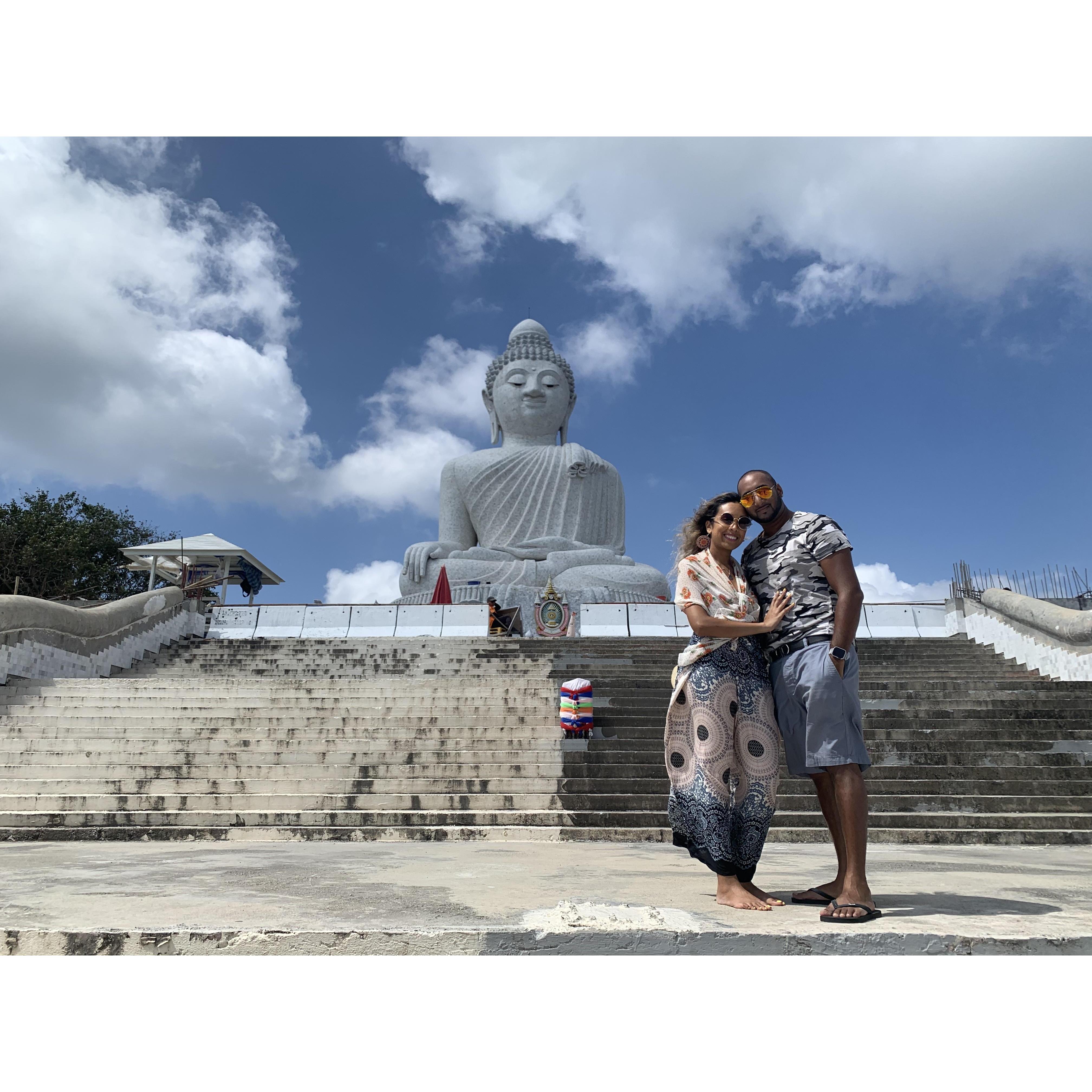 We made our wishes at the Big Buddha.