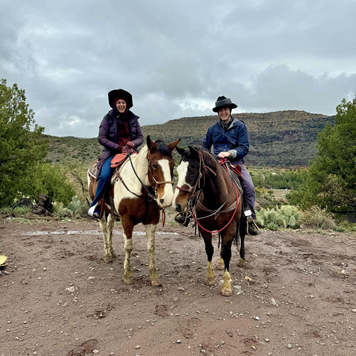 As if a surprise proposal wasn't already the most special birthday gift ever, Bret then surprised Natalie again with an incredible horseback ride in Sedona. So fun and special!