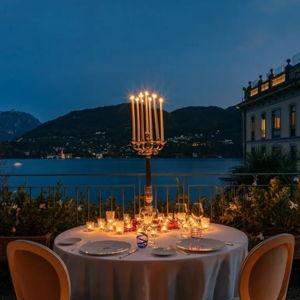 Romantic Dinner on Lake Como
