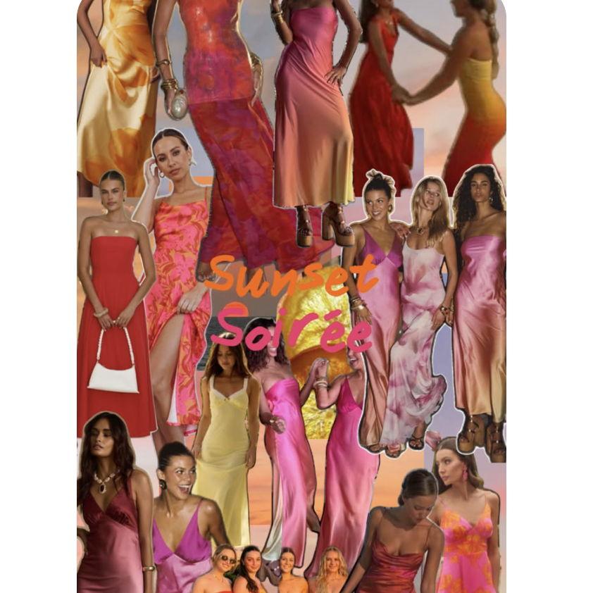 Semi-formal, bright and playful colors for our Main Event.